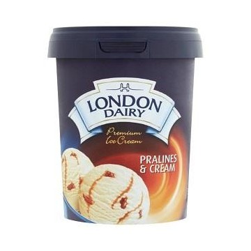 London Dairy Ice Cream Pralines & Cream 500ml