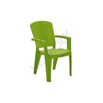 Kenchair 2039 High Back White Plastic Chair