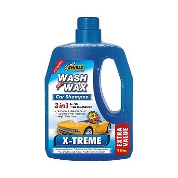 Shield Xtreme Car Shampoo & Wax 2L