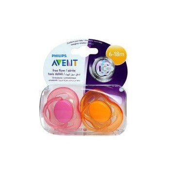 Avent Baby Orthodontic Soother Free Flow 6-18 Months