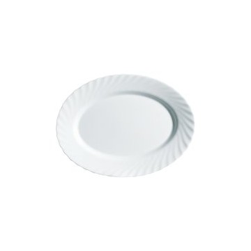 Trianon White Oval Plate 29 Cm