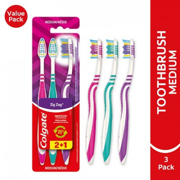 Colgate Toothbrush Zig Zag 3 Pieces