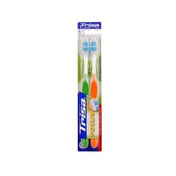 Trisa Toothbrush Focus Medium 2 Pieces