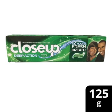 Close Up Toothpaste Deep Action Menthol Fresh 125g