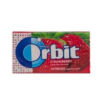 Orbit Strawberry Sugar-Free Gum 14.5g 14 Pieces