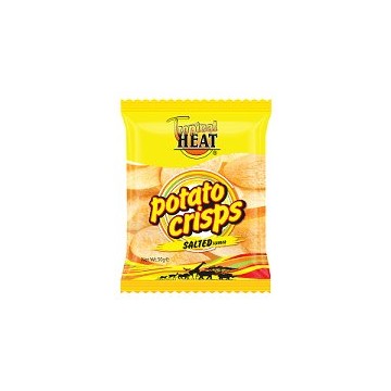Tropical Heat Potato Crisps Salted 200g