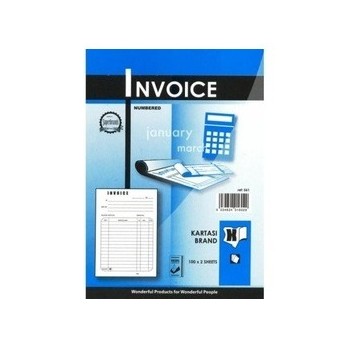 Kartasi Invoice Book 100 X 2 Sheets No.561