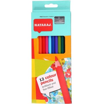 Nataraj Colour Long Pencils 12 Pieces