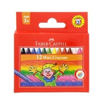 Regular Wax Crayons-12 Pieces