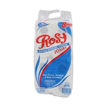 Rosy Toilet Tissue 2 Ply 8 Rolls
