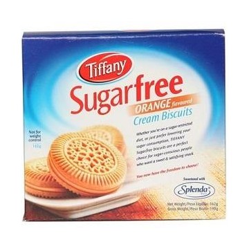 Tiffany Cream Biscuits Orange Sugar-Free 162g