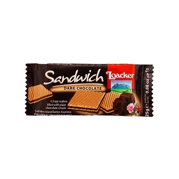 Loacker Sandwich Dark Chocolate 25g