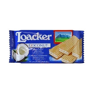 Loacker Cream Wafer Coconut 45g