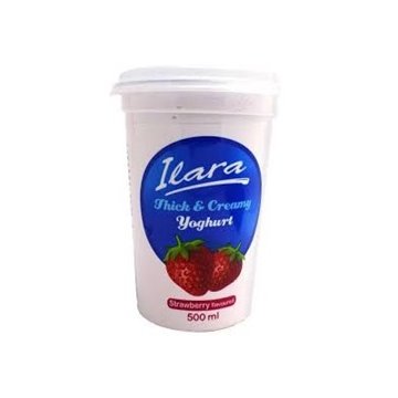 Ilara Thick & Creamy Yoghurt Strawberry 500ml
