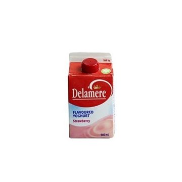 Delamere Flavoured Yoghurt Strawberry 500ml