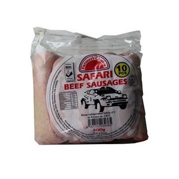 Farmers Choice Safari Beef Sausage 500g 10 Pieces