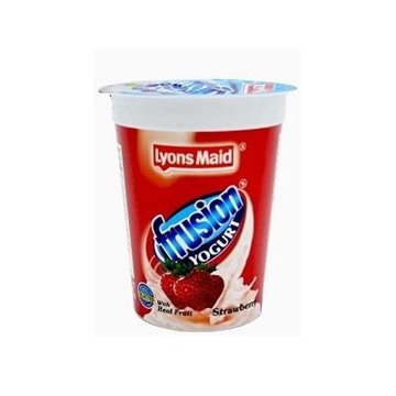 Lyons Maid Frusion Yoghurt Strawberry With Real Fruit 150ml