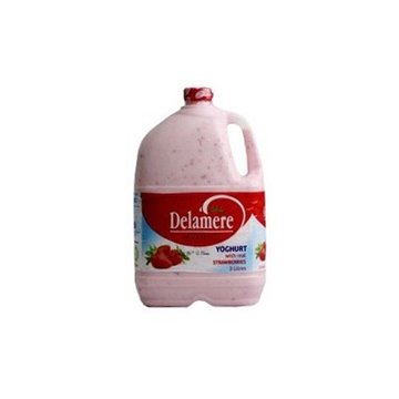Delamere Premium Yoghurt With Real Strawberries 3L