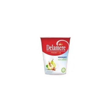 Delamere Fruit Yoghurt Pear Caramel 150ml
