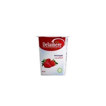 Delamere Premium Yoghurt With Real Strawberries 150ml