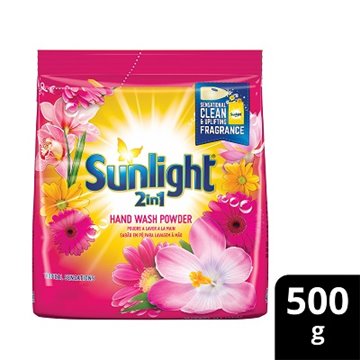 Sunlight 2 In 1 Handwashing Powder Tropical Sensations Sachet 500g