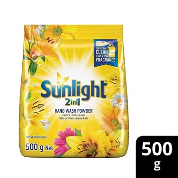 Sunlight 2 In 1 Handwashing Powder Spring Sensations Sachet 500g