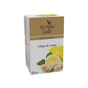 Kericho Gold Ginger & Lemon Tea 40g 20 Bags
