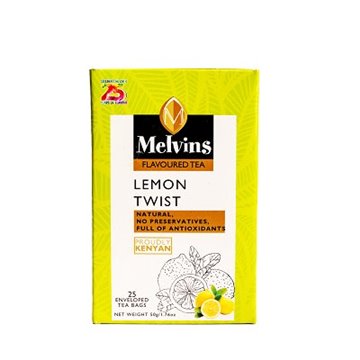 Melvins Tea Lemon Twist 50g 25 Bags