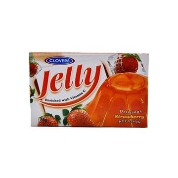 Clovers Jelly Crystal Strawberry 85g
