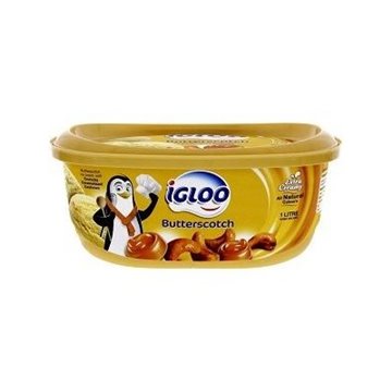 Igloo Ice Cream Butter Scotch 1L
