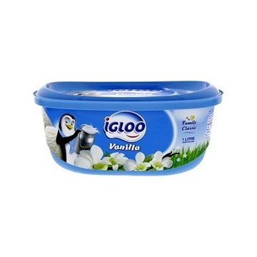 Igloo Ice Cream Vanilla 1L