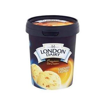 London Dairy Ice Cream Caramel & Crunch 500ml