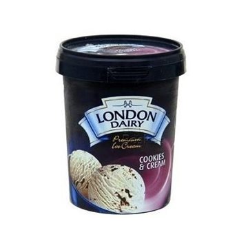 London Dairy Ice Cream Cookies & Cream 500ml