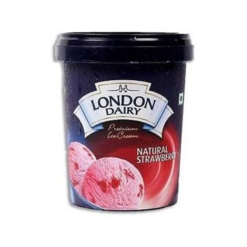 London Dairy Ice Cream Natural Strawberry 500ml