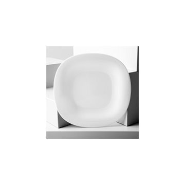 Carine White Soup Plate