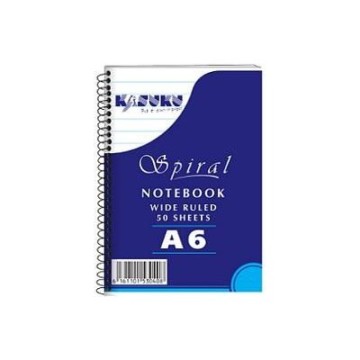 Kasuku Spiral Notebook A6 50 Pages