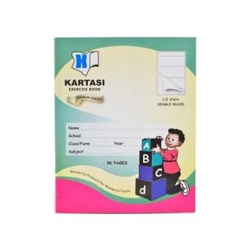 Kartasi Exercise Book Manilla 1/2 Standard Ruled 96 Pages