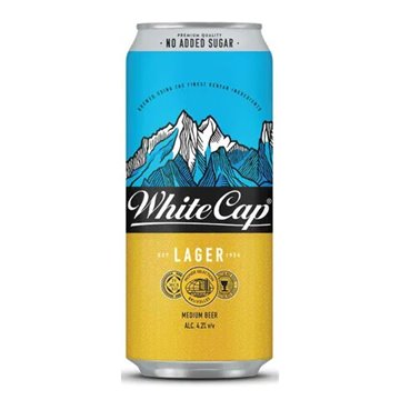 White Cap Can 500ml
