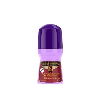 Chris Adams Anti-Perspirant Deodorant Roll On Active Woman 50ml