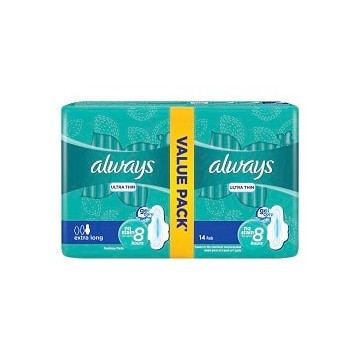 Always Ultra Normal Unscented 16*8