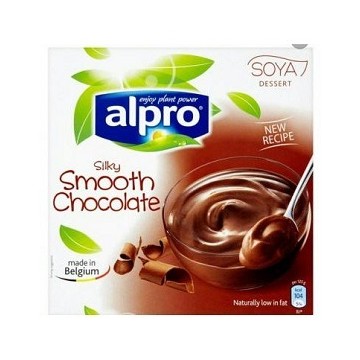 Alpro Soya Dessert Smooth Chocolate 125g 4 Pieces