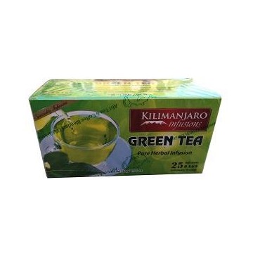 Kilimanjaro Infusions Green Tea Pure Herbal Tea 50g 25 Bags