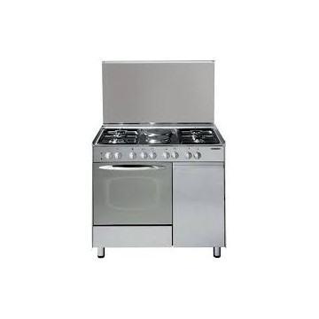 Elba 4gas +2 Electric Cooker Eb/165 Stainless Steel