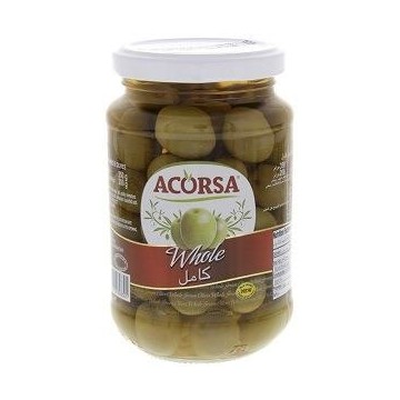 Acorsa Whole Green Olives 350ml
