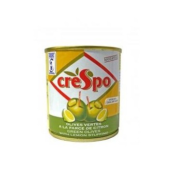 Crespo Green Olives With Lemon Stuffing 200g