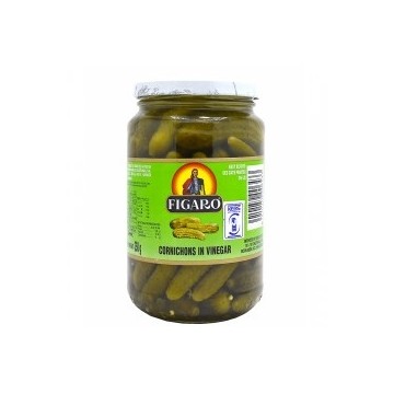 Figaro Cornichons In Vinegar 345g