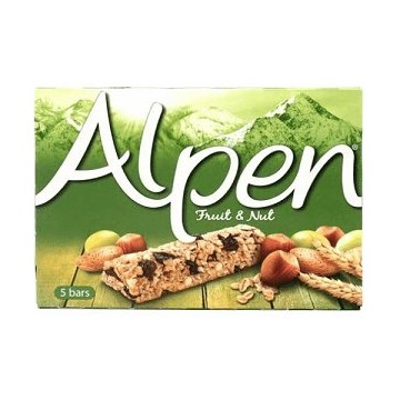 Alpen Cereal Bar Fruit & Nut 140g 5 Pieces