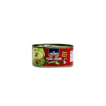 Crown Tuna Chunk In Vegetable Oil 185ml
